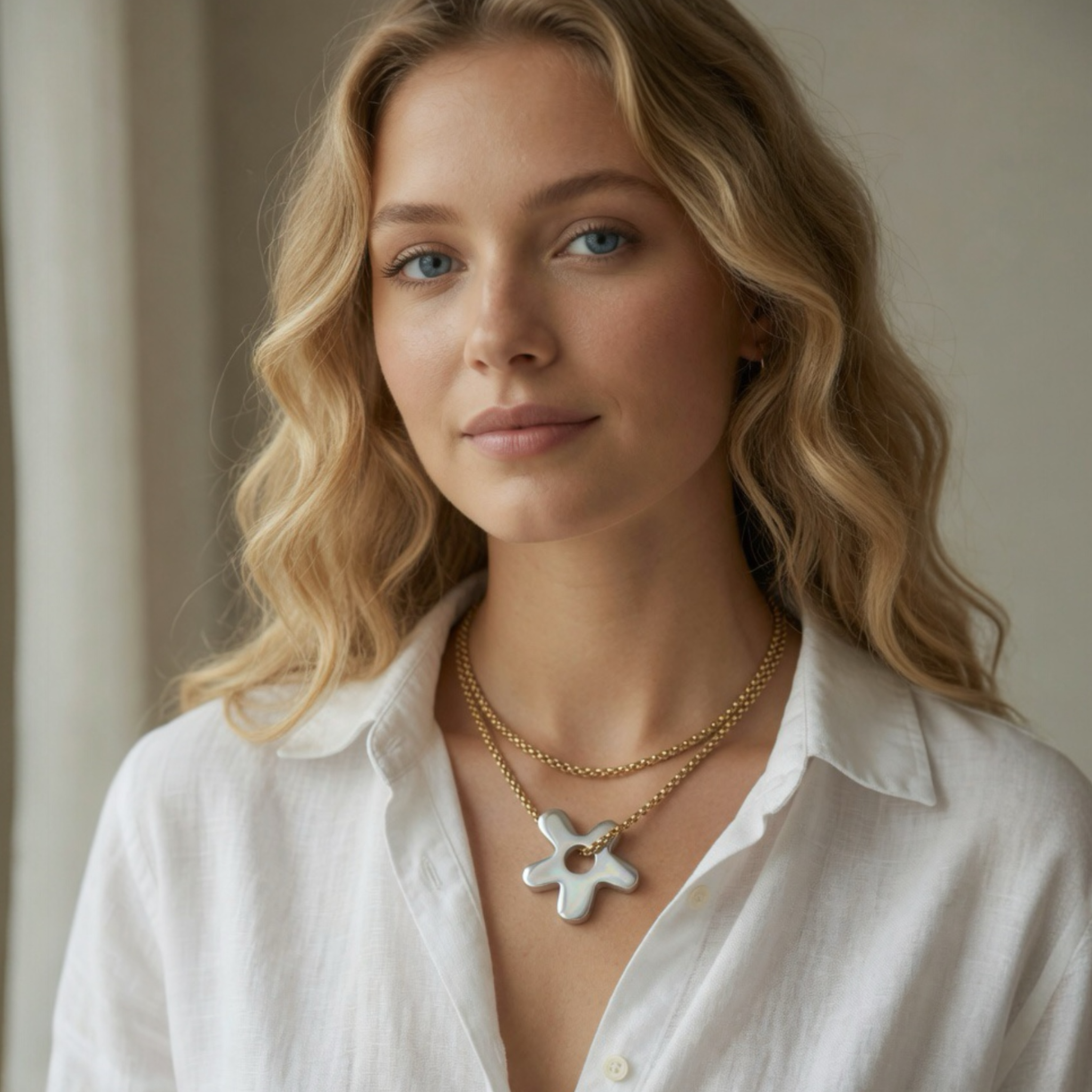 Colar Margarida Longo
